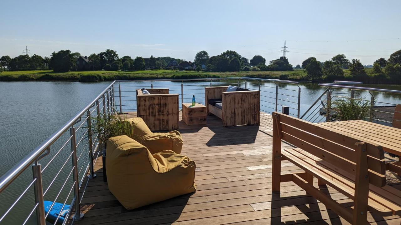 Hausboot Wangermeerblick Schillig Eksteriør billede