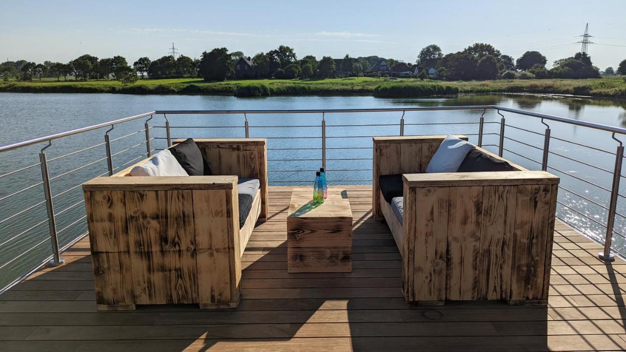 Hausboot Wangermeerblick Schillig Eksteriør billede