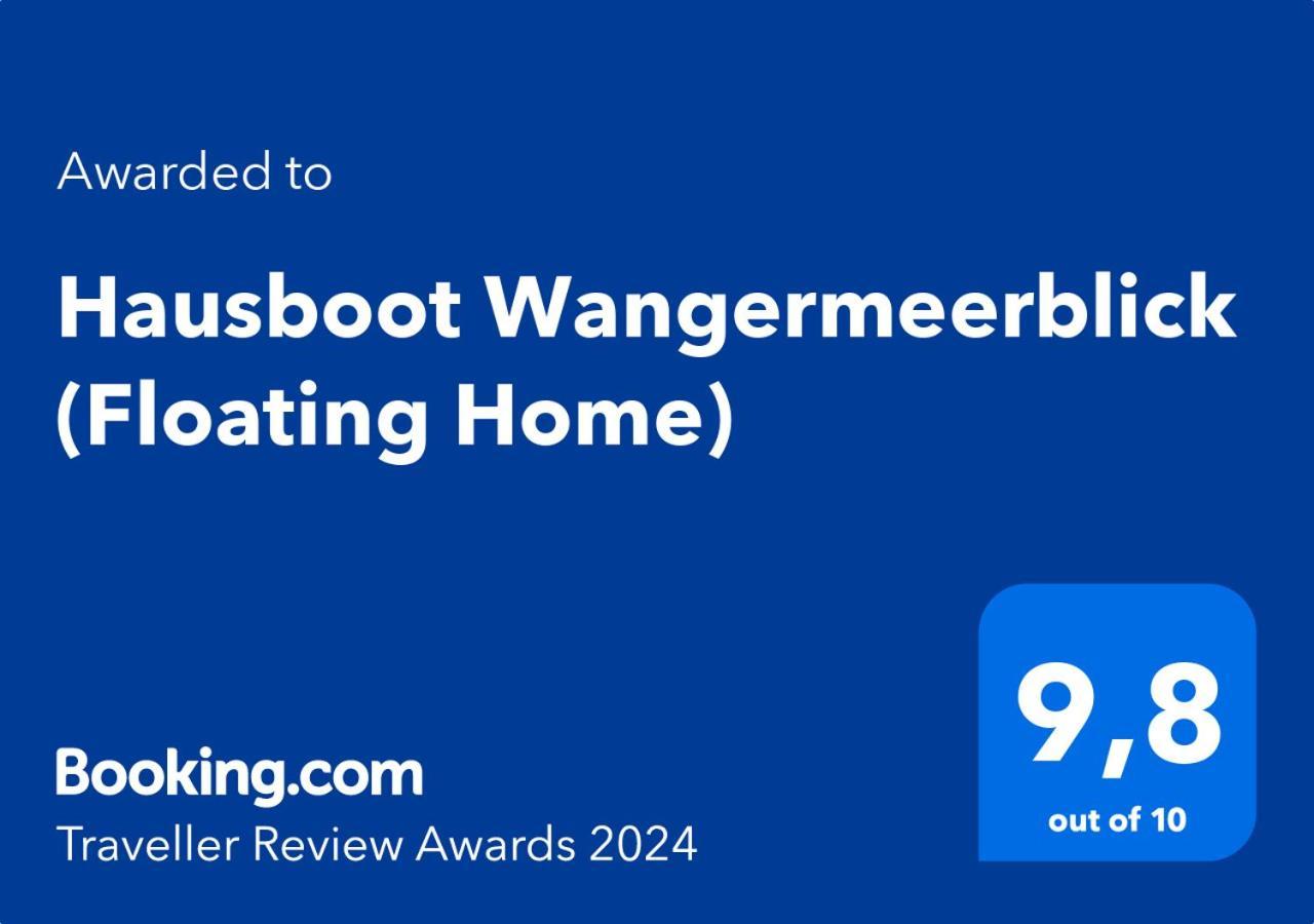 Hausboot Wangermeerblick Schillig Eksteriør billede